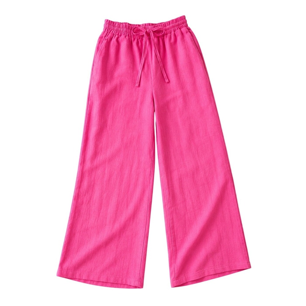 Zenana Hot Pink Wide Leg Pants
